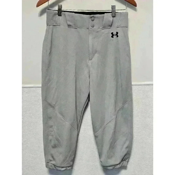 Men's Under Armour Baseball Short Pants Gray SM/P/CH‎ - Picture 1 of 6